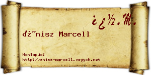 Énisz Marcell névjegykártya