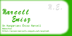 marcell enisz business card